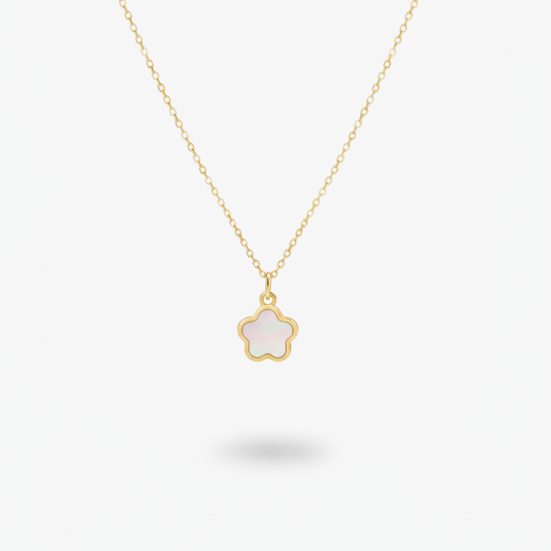 Collana Fiore Madreperla - Oro 18ct